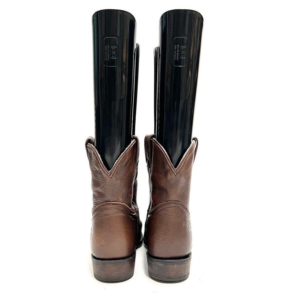 FRYE | Vintage Y2K women's brown leather western cowboy ankle booties - Picture 7 of 8